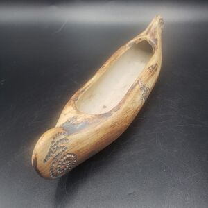 Vintage Ceramic Canoe By Winters Moab Utah 8"x2"